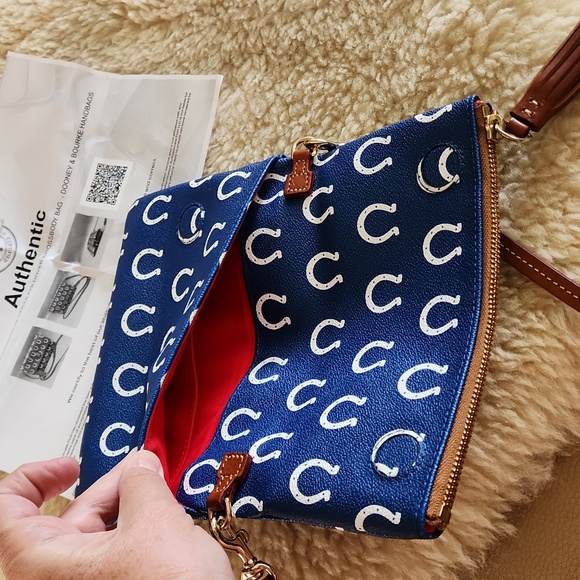 NWOT Dooney & Bourke Indianapolis Colts Foldover Crossbody Bag 🐎💙 - Picture 9 of 14